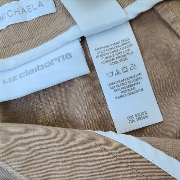 Liz Claiborne Capris size 8 Tan - Picture 6 of 6